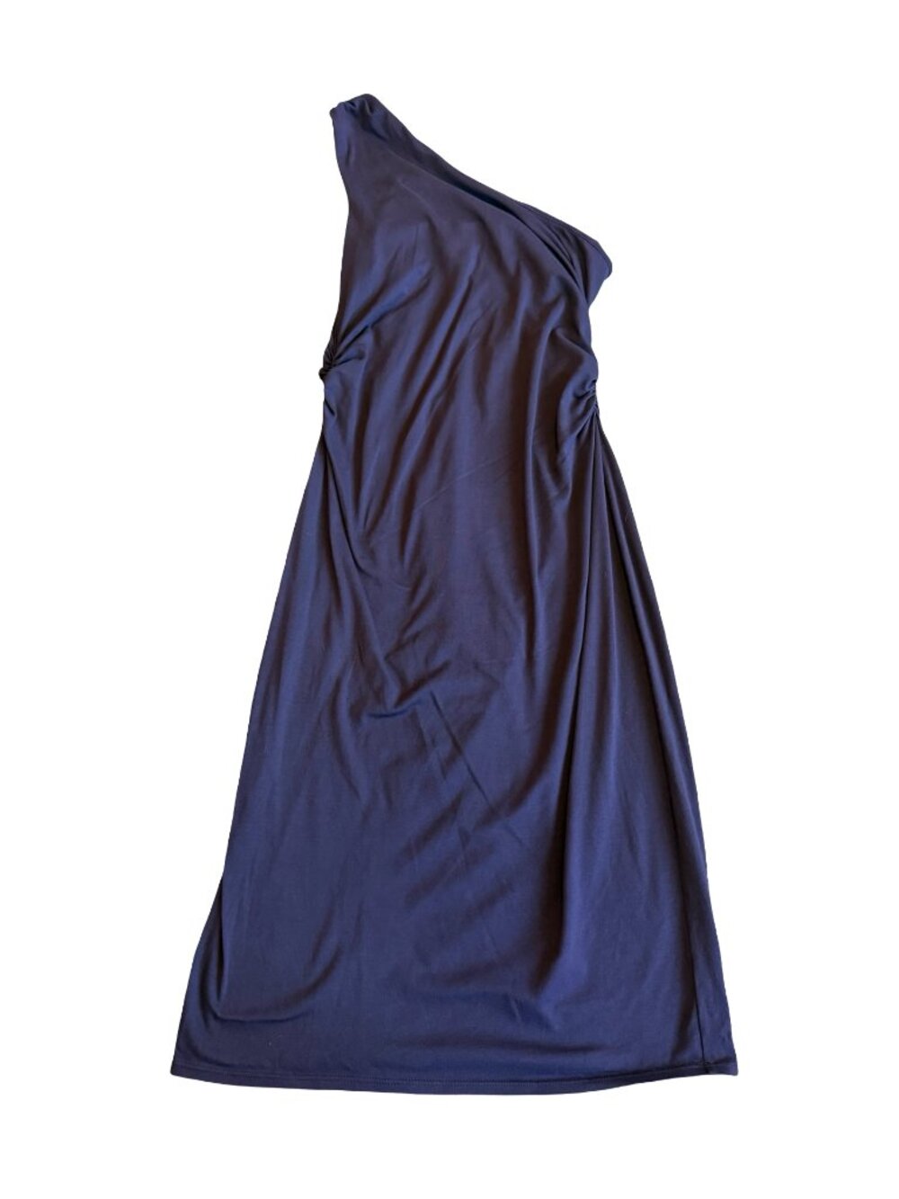 Victoria's Secret Bra Tops One-Shoulder Purple Dress Stretchy Built-In Bra Large